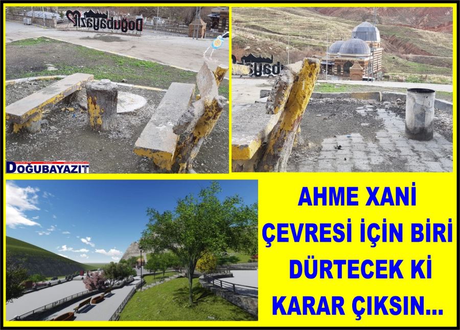 PROJELER VAN’A TAKILMIŞ KALMIŞ, AHMEDE XANİ ÇEVRESİ HARABEYE DÖNÜŞTÜ…