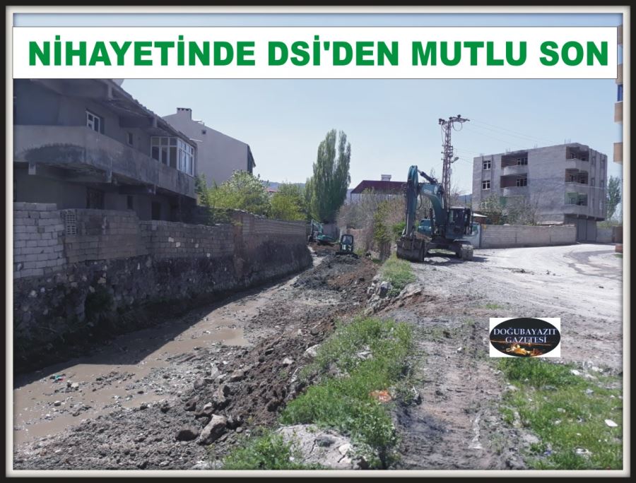 DSİ GÖRÜNDÜ KANALLAR TEMİZLENDİ, YEŞİLLİ İŞ MAKİNALARI ÇALIŞIYOR…