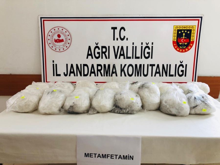 Doğubayazıt’ta 30 kilogram metamfetamin ele geçirildi