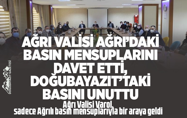 DEMEKKİ SADECE AĞRI’DA GAZETECİ VAR