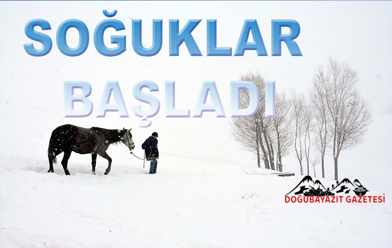 Hava sıcaklığı düşünce dereler dondu, camlar kırağıyla kaplandı
