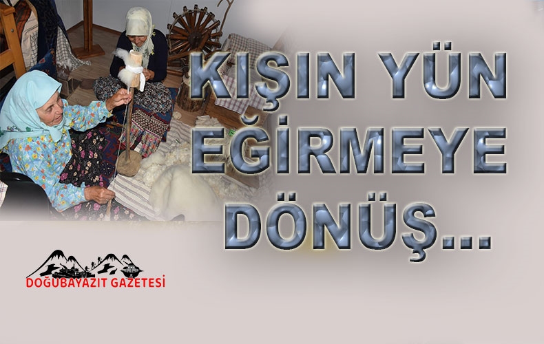 Köylü Kadınları Şimdi de İhtiyaç İçin Yün Eğiriyorlar