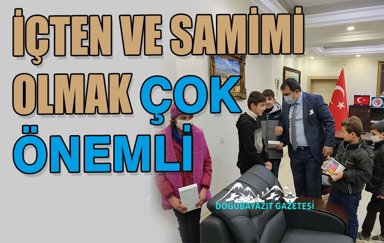DİYADİN KAYMAKAMI VE BELEDİYE BAŞKANI HALKLA BİR ARADA…