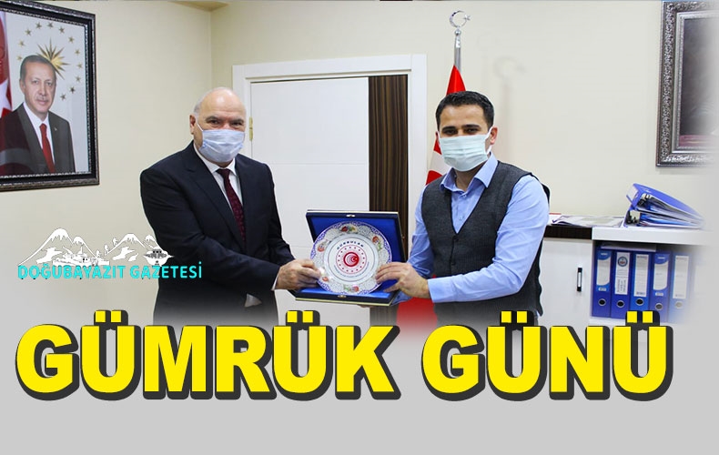 26 OCAK DÜNYA GÜMRÜK GÜNÜ” DOLAYISIYLA KAYMAKAM AKPINAR’A ZİYARET