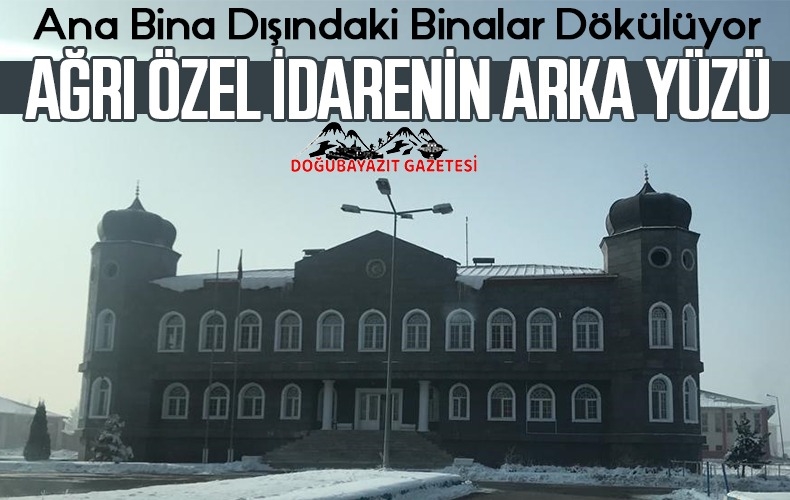 AĞRI’DA BAZI DEVLET KURULUŞLARI ADETA GÖZ BOYAMA POLİTİKASI SÜRDÜRÜYOR…