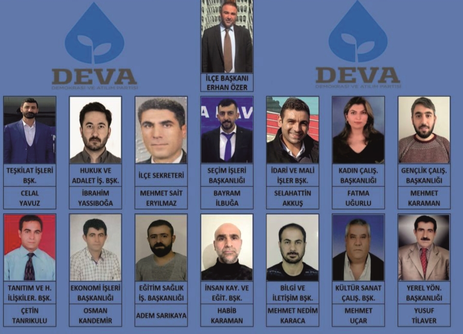 Doğubayazıt DEVA Partisi İlçe Teşkilatı Görevlendilme Bölümü yapıldı