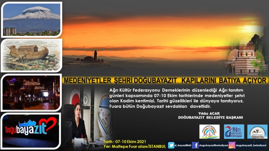 MEDENİYETLER ŞEHRİ DOĞUBAYAZIT KAPILARINI BATIYA AÇIYOR