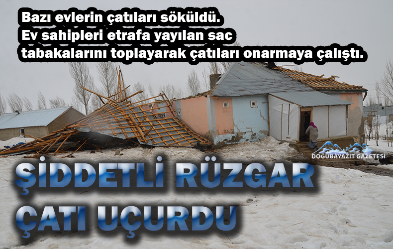 RÜZGAR HAYATI OLUMSUZ ETKİLEDİ