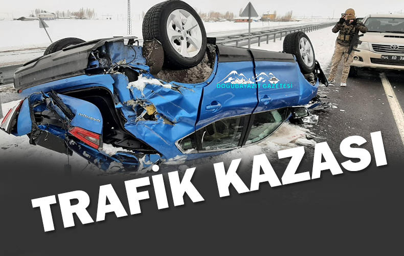 Trafik kazasında bir kişi yaralandı