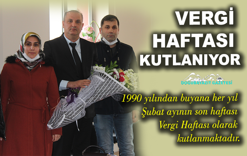 NÜKHET EREN TOSUN VE BERABERİNDEKİLER VERGİ HAFTASI NEDENİYLE VERGİ DAİRESİ MÜDÜRÜNÜ ZİYARET ETTİ…