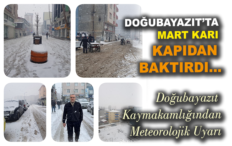 Doğubayazıt ile Çaldıran ilçelerini birbirine bağlayan geçitte kar yağışı ve buzlanma nedeniyle ulaşımda aksama yaşandı.