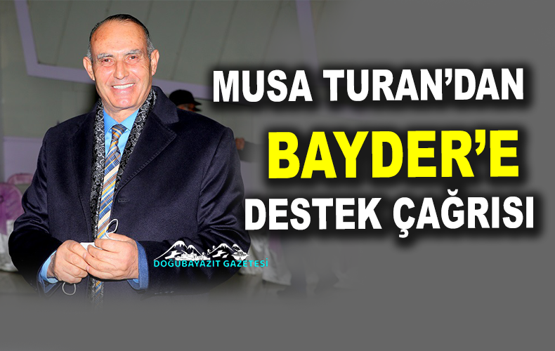 MUSA TURAN: DERNEĞE DESTEK OLMAK GÖNÜLDEN BİTİYOR