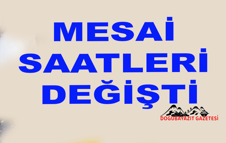 Kamuda mesai saatlerine ilişkin genelge Resmi Gazete