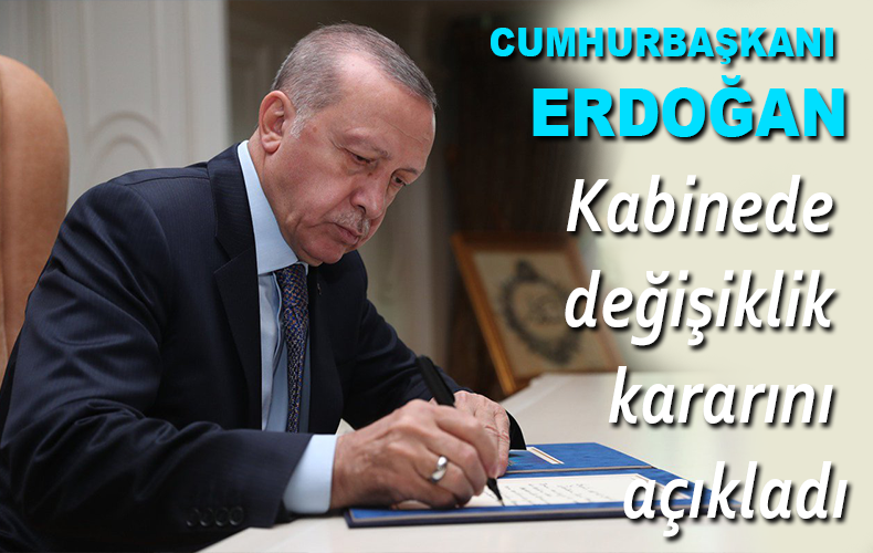 Kabinede değişiklik yapan atama kararları Resmi Gazete