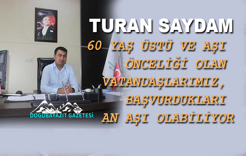 TURAN SAYDAM SÜREKLİ VATANDAŞLARI BİLGİLENDİRİYOR