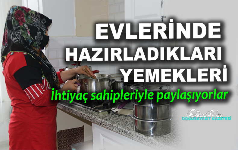 Yemeklerimizi paylaşma imkanı bulduğumuz için mutluyuz