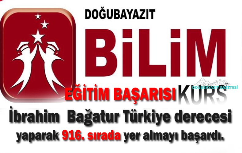 İbrahim  Bağatur Türkiye derecesine girmeyi başardı
