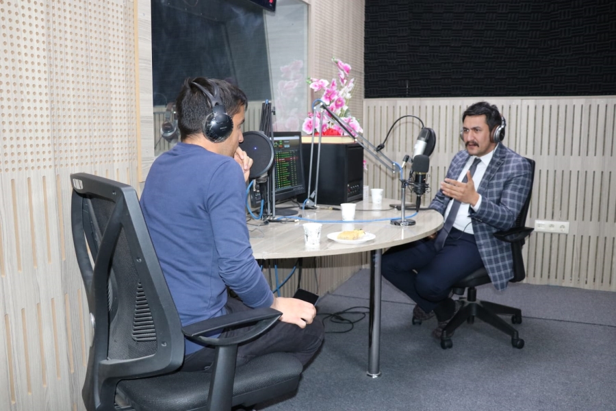 AĞRI GENÇLİK VE SPOR İL MÜDÜRÜ ÇALGAN, RADYO DOĞUBAYAZIT