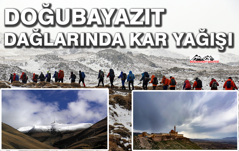 ETKİLİ OLAN YAĞMUR YERİNİ KAR YAĞIŞINA BIRAKTI, DAĞLAR BEYAZA BÜRÜNDÜ.