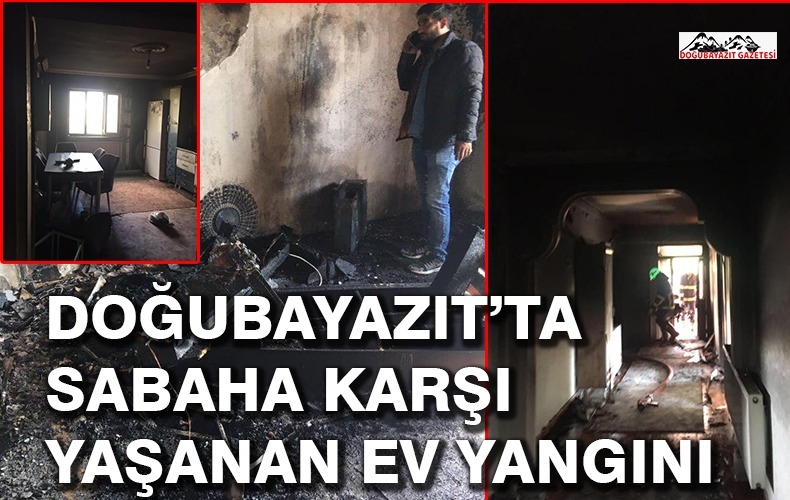 YANGINDA CAN KAYBI OLMAZKEN EVDE BİR ÇOK EŞYA KULLANILAMAZ HALE GELDİ.