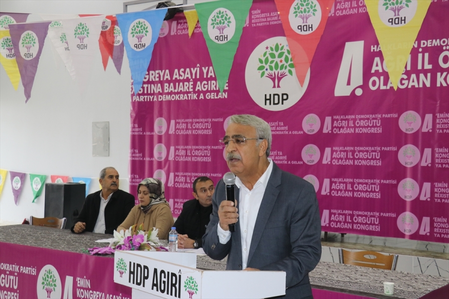 HDP EŞ GENEL BAŞKANI MİTHAT SANCAR, AĞRI