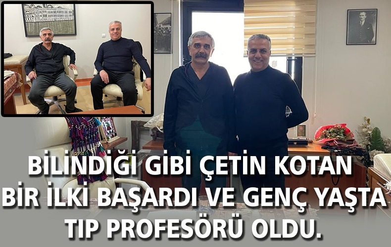 PROFESÖR DR. ÇETİN KOTAN’A ZİYARET