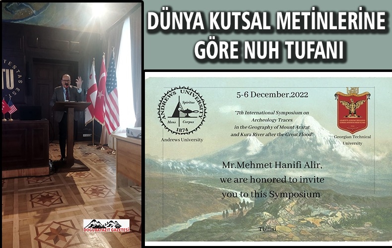 M.HANİFİ ALIR’IN GÜRCİSTAN’DA DÜZENLENEN SEMPOZYUMDAKİ KONUŞMASI
