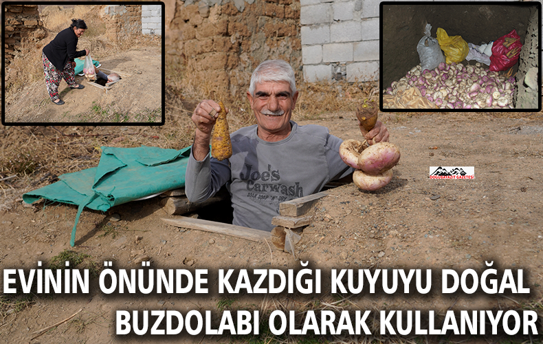  Daha sağlıklı olduğu belirtilen yöntemle ürünlerini kış boyunca bozulmadan tüketen Erzincanlı çiftçi Veysel Kurt, bu sayede enerji maliyetinden de tasarruf sağlıyor