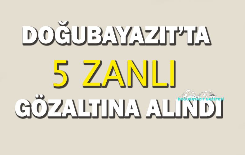 KUYUMCUDAN 12 MİLYON LİRALIK HIRSIZLIKLA İLGİLİ 5 ZANLI GÖZALTINA ALINDI