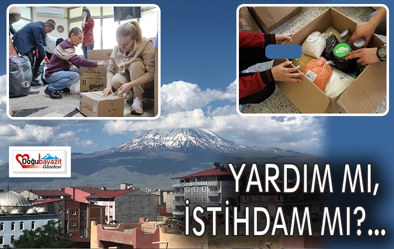 KOLİ KOLİ GIDA YARDIM PAKETLERİ…  