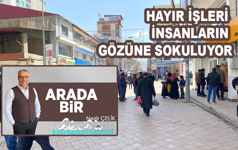 SANIRIM YARDIMLAR YAPILIRKEN BİR YERLERDE YANLIŞ YAPILIYOR…