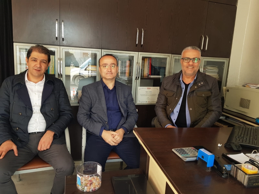 BANKA MÜDÜRLERİNDEN GAZETEMİZE TAZİYE ZİYARETİ