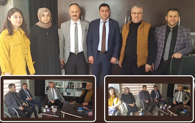 EĞİTİM MÜDÜRLERİNDEN VE MÜFTÜ’DEN GAZETEMİZE TAZİYE ZİYARETİ