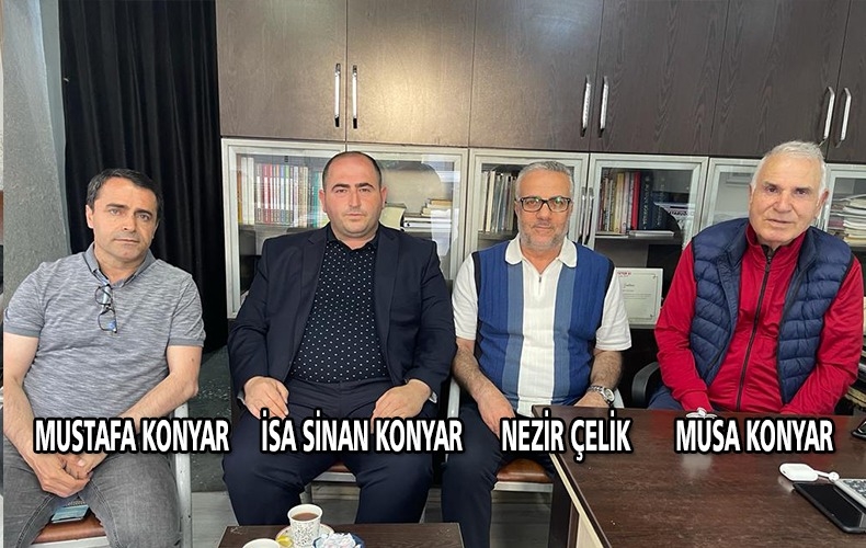 KONYAR AİLESİNDEN GAZETEMİZE ZİYARET 