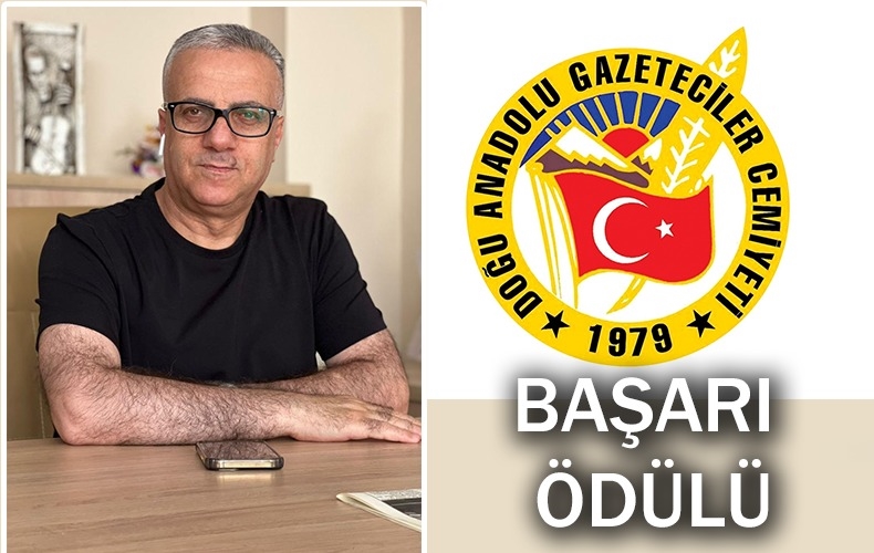 DAG CEMİYETİNDEN GAZETEMİZ SAHİBİ NEZİR ÇELİK´E BAŞARI ÖDÜLÜ