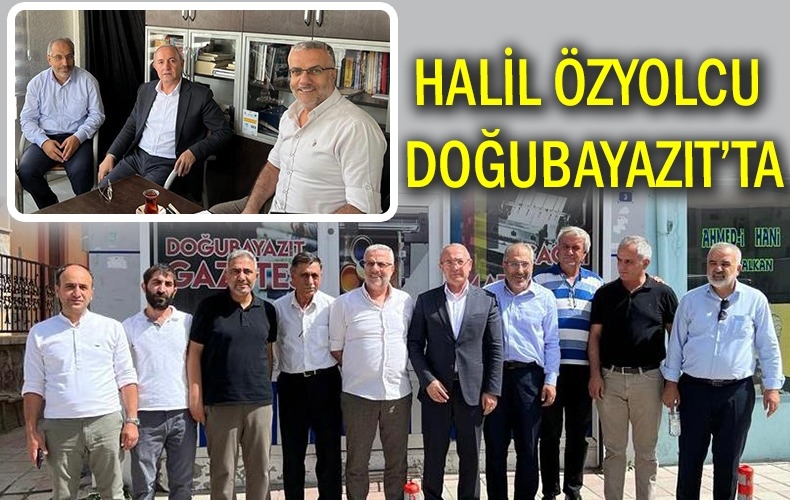 AK PARTİ AĞRI İL BAŞKANI HALİL ÖZYOLCU’DAN GAZETEMİZE ZİYARET