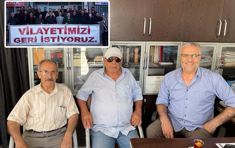  “VİLAYETİMİZİ GERİ İSTİYORUZ” BAŞKANI EMİN TANRIVERDİ HALEN UMUDUNU KORUYOR