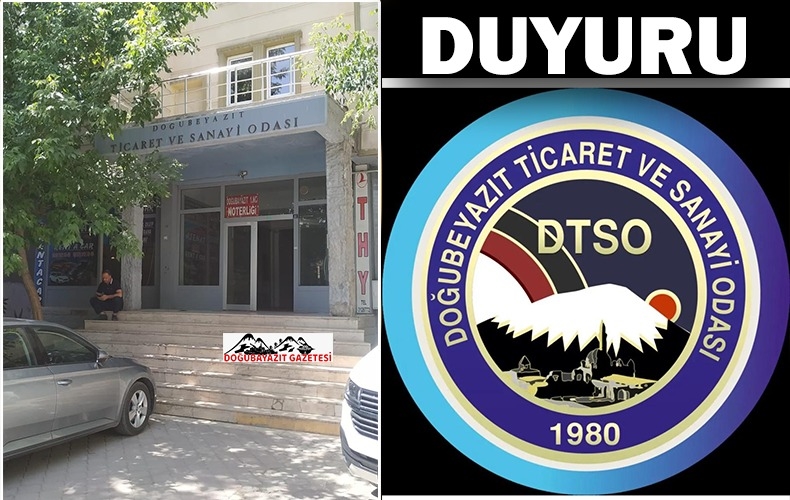 DOĞUBAYAZIT TİCARET VE SANAYİ ODA BAŞKANLIĞINDAN