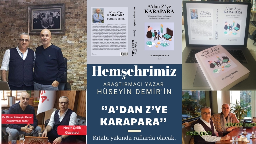 HEMŞERİMİZ ARAŞTIRMACI YAZAR HÜSEYİN DEMİR’İN YENİ KİTABI YAKINDA RAFLARDA OLACAK.