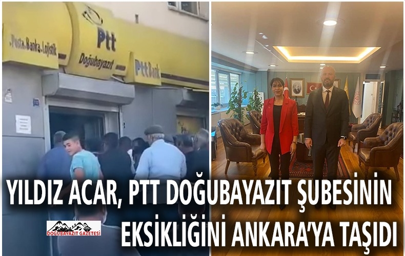 İZDİHAMA DİKKAT ÇEKEN ACAR, PTT GENEL MÜDÜRÜ İLE GÖRÜŞTÜ…