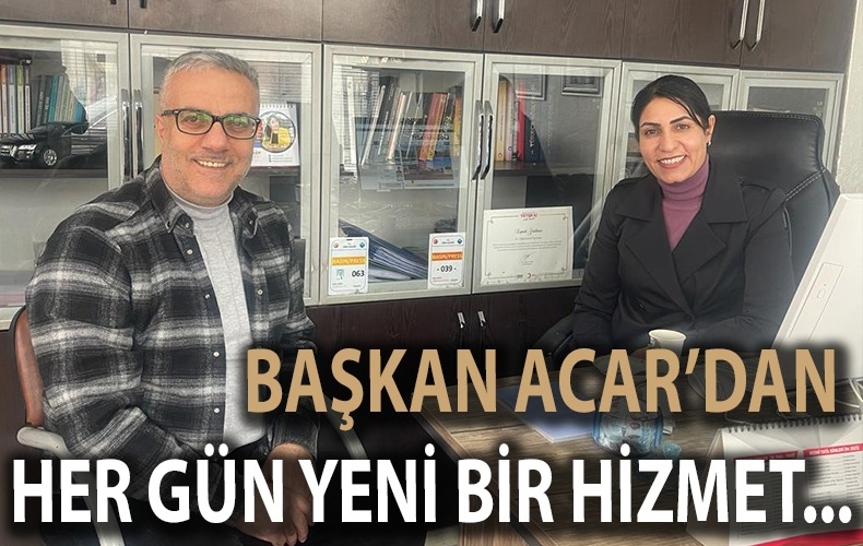 BELEDİYE BAŞKANI YILDIZ ACAR, “BEN BİLİRİM DEMİYORUM, HALKIMIZI DİNLİYORUM…