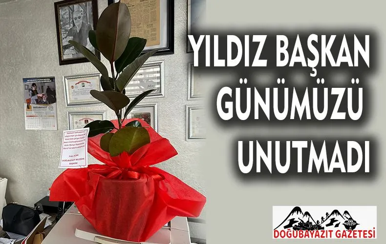 DOĞUBAYAZIT BELEDİYE BAŞKANI YILDIZ ACAR’IN 21 EKİM DÜNYA GAZETECİLER GÜNÜ MESAJI