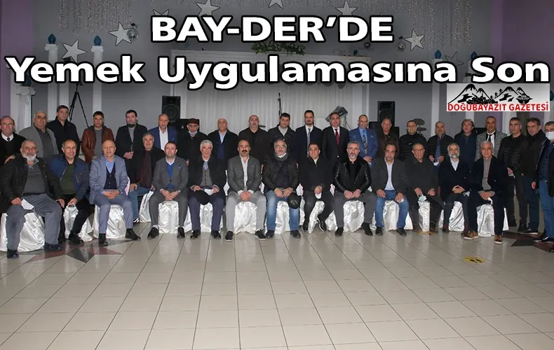 BAYDER’DEN KESİN TAVIR, TAZİYE YEMEKLERİNE GEÇİT YOK