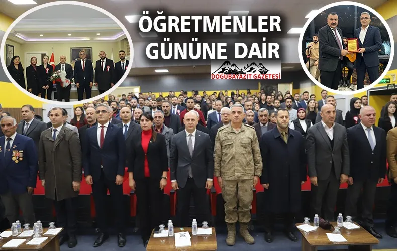 4 KASIM ÖĞRETMENLER GÜNÜ DOĞUBAYAZIT’TA ÇEŞİTLİ ETKİNLİKLERLE KUTLANDI