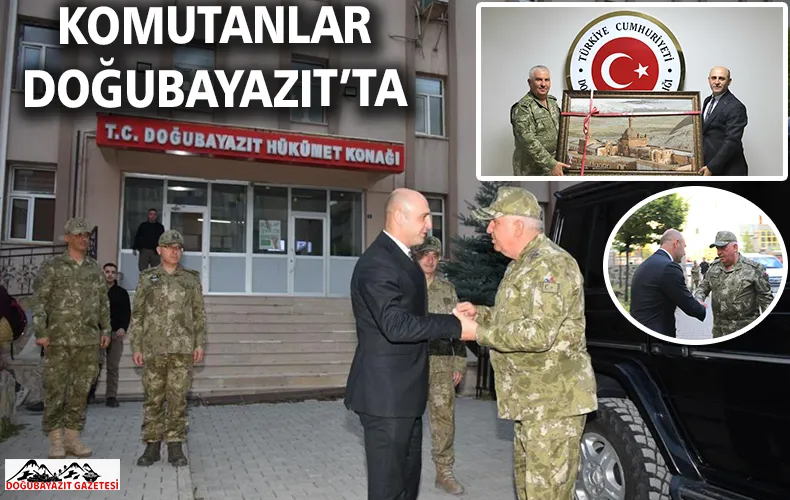 KOMUTANLARDAN KAYMAKAM’A ZİYARET