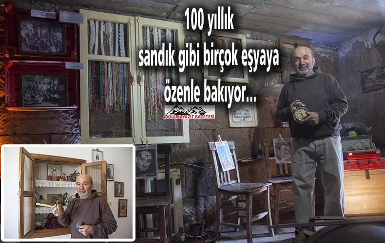 BABASINDAN KALMA 70 YILLIK EVDE AİLESİNDEN KALAN EŞYALARI SERGİLİYOR