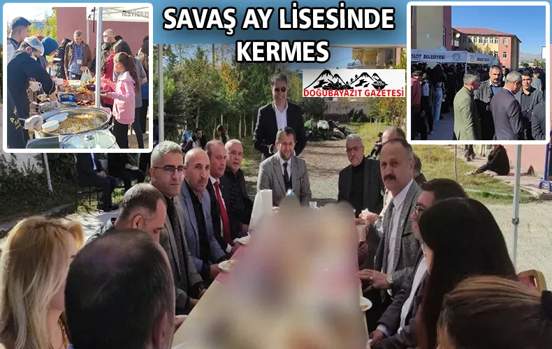 DOĞUBAYAZIT SAVAŞ AY LİSESİ ÖĞRENCİLERİ, FİLİSTİNLİLER İÇİN KERMES DÜZENLENDİ