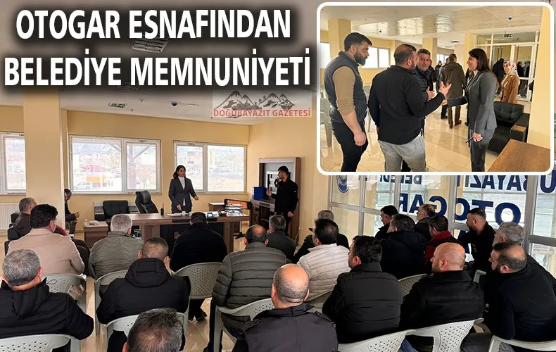 BELEDİYE HİZMETLERİNDEN DOĞUBAYAZIT OTOGARI DA AYNI ŞEKİLDE KESİNTİSİZ YARARLANIYOR 