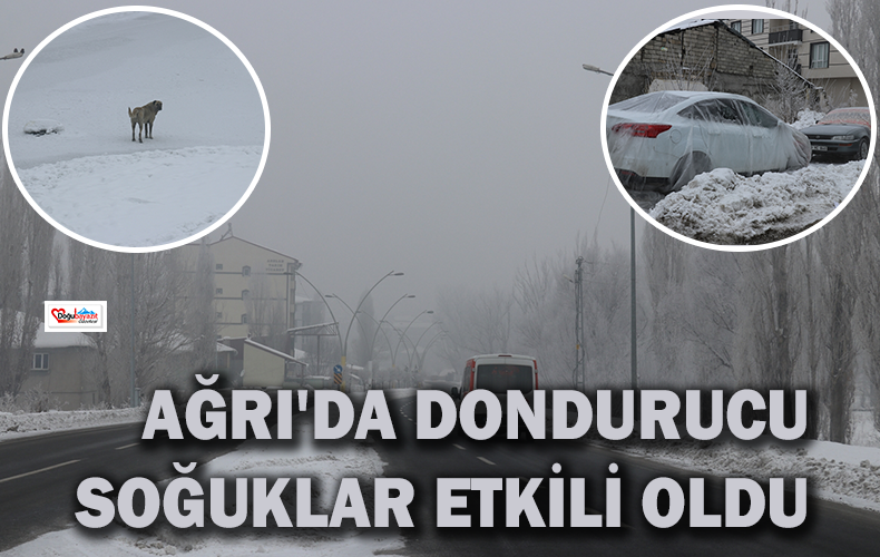 GECE AĞRI EKSİ 20 DERECE OLARAK ÖLÇÜLDÜ