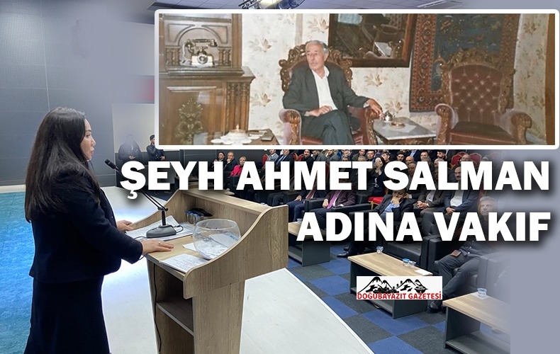 FATMA SALMAN, BABASI ADINA MERHUM SEYYİD, ŞEYH AHMET SALMAN VAKFI KURUYOR